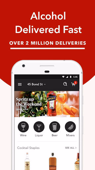 Minibar Delivery: Get Alcohol Screenshot 1 - AppWisp.com Minibar Delivery: Get Alcohol Screenshot 1 - AppWisp.com