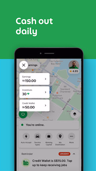 Grab Driver: App for Partners Screenshot 4 - AppWisp.com Grab Driver: App for Partners Screenshot 4 - AppWisp.com