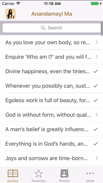 Anandamayi Ma Quotes Screenshot 2 - AppWisp.com Anandamayi Ma Quotes Screenshot 2 - AppWisp.com