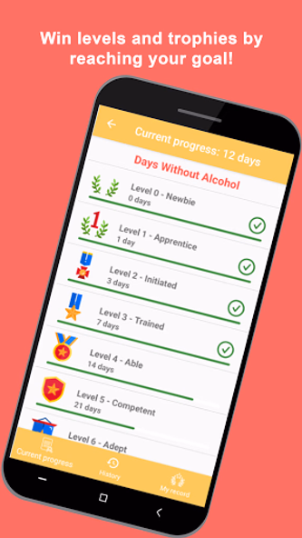 DWA: Sobriety counter Screenshot 2 - AppWisp.com DWA: Sobriety counter Screenshot 2 - AppWisp.com