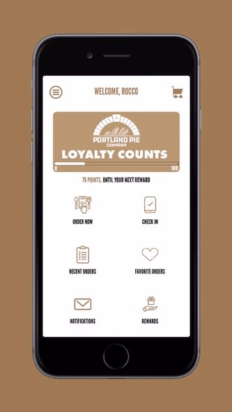 Portland Pie Company Loyalty Screenshot 2 - AppWisp.com Portland Pie Company Loyalty Screenshot 2 - AppWisp.com