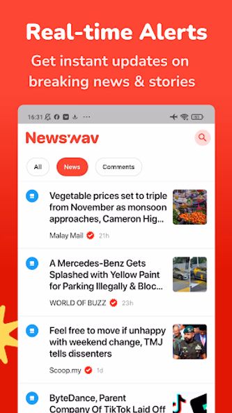 Newswav - Latest Malaysia News Screenshot 3 - AppWisp.com Newswav - Latest Malaysia News Screenshot 3 - AppWisp.com
