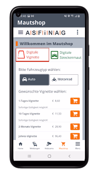 ASFINAG Screenshot 2 - AppWisp.com ASFINAG Screenshot 2 - AppWisp.com