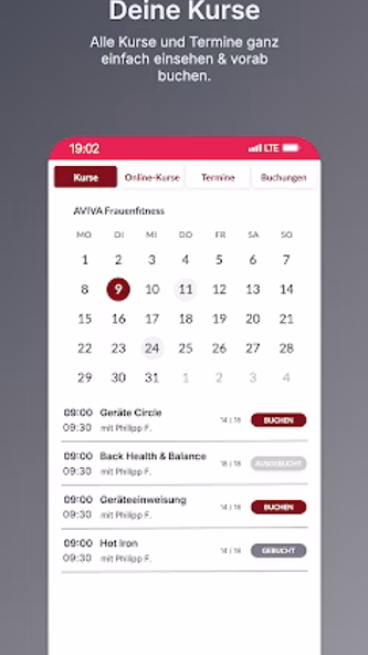 AVIVA Frauen Fitness Screenshot 3 - AppWisp.com AVIVA Frauen Fitness Screenshot 3 - AppWisp.com