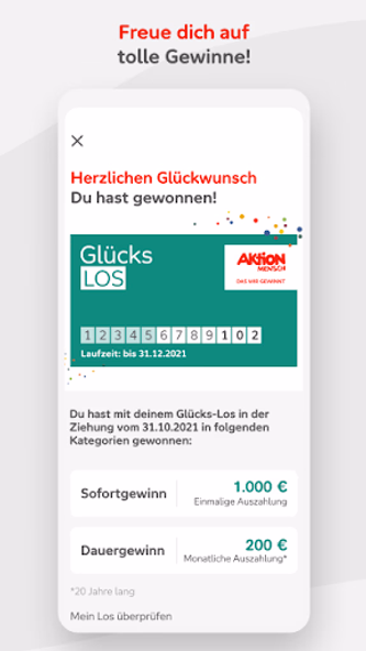 Aktion Mensch-Lotterie Screenshot 3 - AppWisp.com