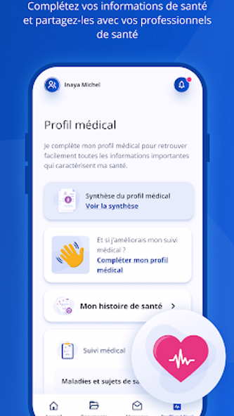 Mon espace santé Screenshot 3 - AppWisp.com Mon espace santé Screenshot 3 - AppWisp.com