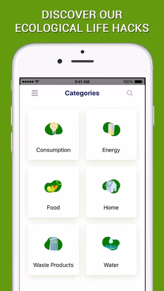Eco Life Hacks - Go Green Screenshot 2 - AppWisp.com Eco Life Hacks - Go Green Screenshot 2 - AppWisp.com