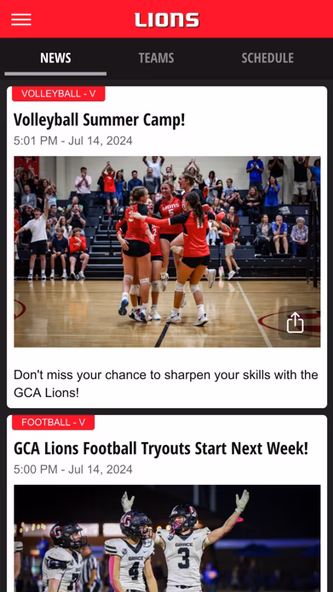Grace Christian Academy Lions Screenshot 2 - AppWisp.com