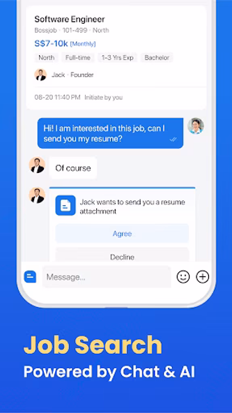 Bossjob: Chat & Job Search Screenshot 2 - AppWisp.com Bossjob: Chat & Job Search Screenshot 2 - AppWisp.com