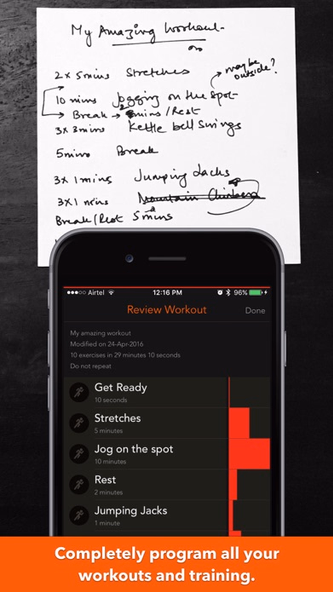 Workouts+ HIIT Interval Timer Screenshot 1 - AppWisp.com Workouts+ HIIT Interval Timer Screenshot 1 - AppWisp.com