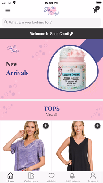 Shop CharityF Boutique Screenshot 1 - AppWisp.com Shop CharityF Boutique Screenshot 1 - AppWisp.com