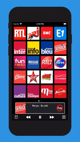 Radios FM: Top France Screenshot 1 - AppWisp.com Radios FM: Top France Screenshot 1 - AppWisp.com