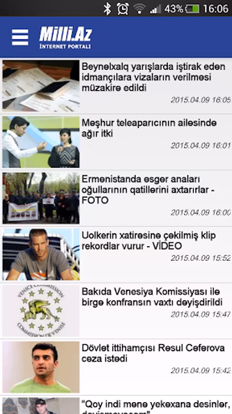 Milli.Az Screenshot 1 - AppWisp.com Milli.Az Screenshot 1 - AppWisp.com