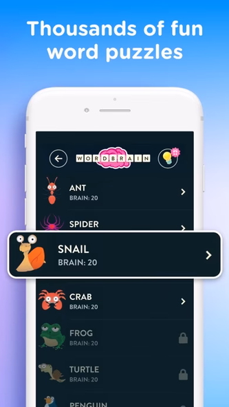 WordBrain: classic word puzzle Screenshot 2 - AppWisp.com WordBrain: classic word puzzle Screenshot 2 - AppWisp.com