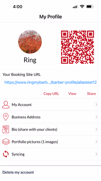 Ring My Barber: Booking App Screenshot 3 - AppWisp.com