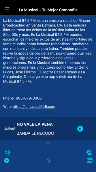 La Musical 94.5 Screenshot 3 - AppWisp.com La Musical 94.5 Screenshot 3 - AppWisp.com