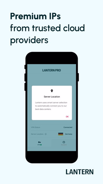 Lantern: Fast, Secure VPN Screenshot 2 - AppWisp.com Lantern: Fast, Secure VPN Screenshot 2 - AppWisp.com
