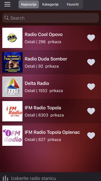 Srpske Radio - Српске радио Screenshot 1 - AppWisp.com Srpske Radio - Српске радио Screenshot 1 - AppWisp.com