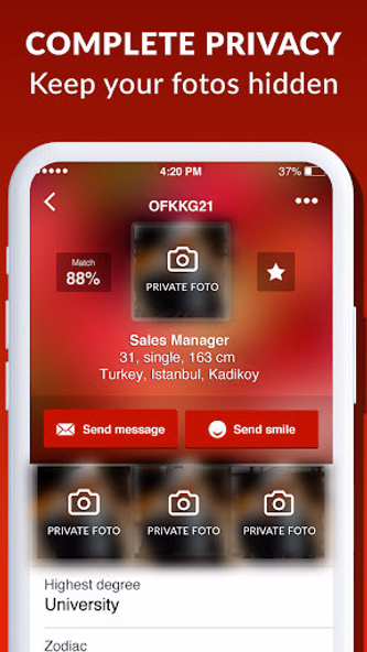 eCift: Single Muslim Dating Screenshot 4 - AppWisp.com eCift: Single Muslim Dating Screenshot 4 - AppWisp.com
