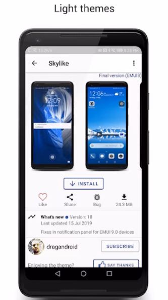 Theme Manager for Huawei/Honor Screenshot 2 - AppWisp.com Theme Manager for Huawei/Honor Screenshot 2 - AppWisp.com