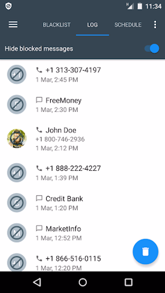 Calls Blacklist - Call Blocker Screenshot 4 - AppWisp.com Calls Blacklist - Call Blocker Screenshot 4 - AppWisp.com
