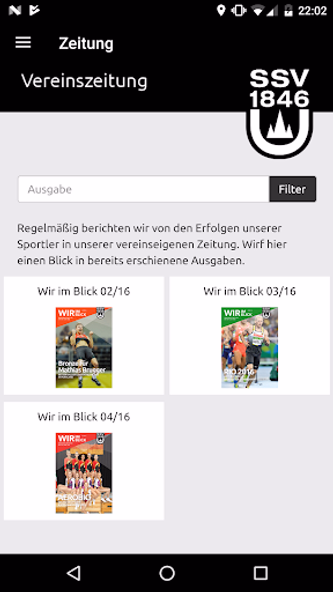 SSV Ulm 1846 e.V. Screenshot 4 - AppWisp.com SSV Ulm 1846 e.V. Screenshot 4 - AppWisp.com