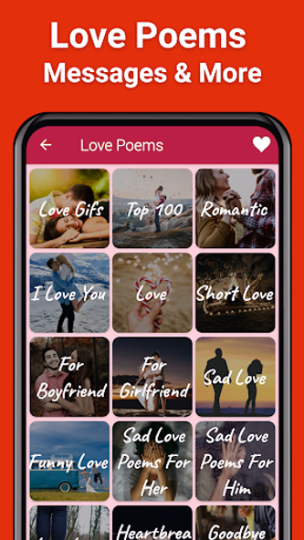 Love Poems for Him & Her Screenshot 1 - AppWisp.com Love Poems for Him & Her Screenshot 1 - AppWisp.com