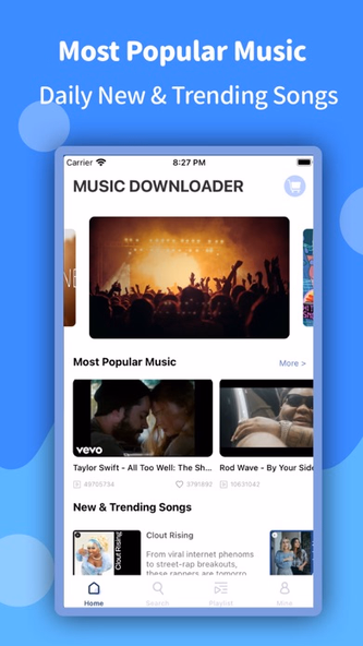 Music Downloader For Mp3 Screenshot 2 - AppWisp.com Music Downloader For Mp3 Screenshot 2 - AppWisp.com