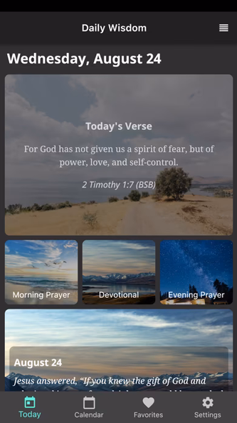 Daily Wisdom from God's Word Screenshot 1 - AppWisp.com Daily Wisdom from God's Word Screenshot 1 - AppWisp.com