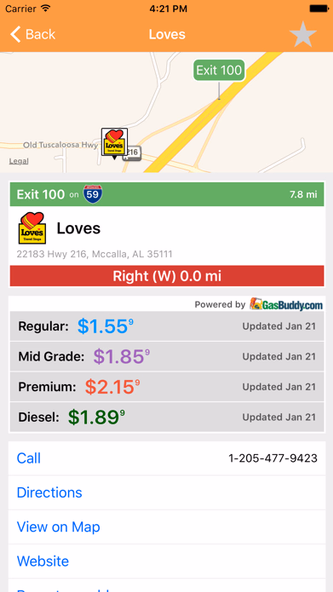 iExit Trucks: The Trucker's Highway Exit Guide Screenshot 3 - AppWisp.com iExit Trucks: The Trucker's Highway Exit Guide Screenshot 3 - AppWisp.com