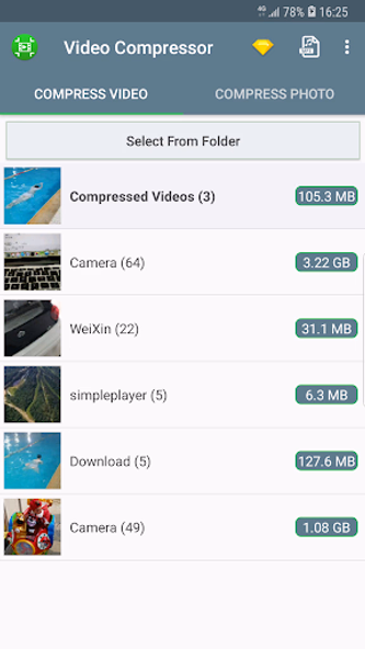 Video Compressor &Video Cutter Screenshot 1 - AppWisp.com Video Compressor &Video Cutter Screenshot 1 - AppWisp.com