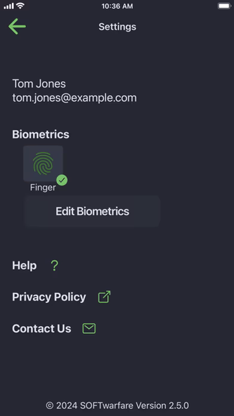 BioThenticate Screenshot 3 - AppWisp.com BioThenticate Screenshot 3 - AppWisp.com