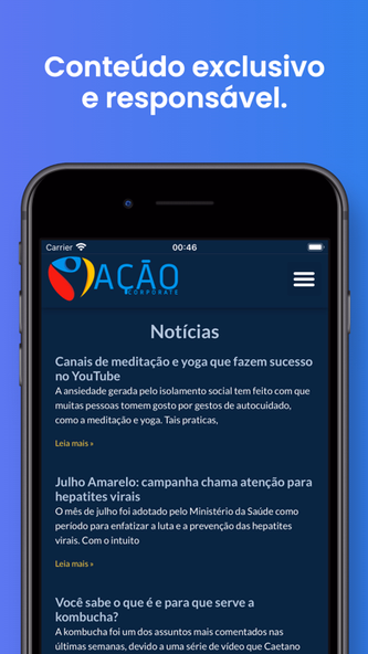 Ação Corporate Screenshot 4 - AppWisp.com Ação Corporate Screenshot 4 - AppWisp.com