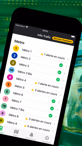 Ma Ligne - Trafic Metro & RER Screenshot 2 - AppWisp.com Ma Ligne - Trafic Metro & RER Screenshot 2 - AppWisp.com
