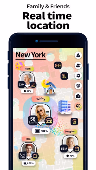 MixerBox BFF: Find Friends GPS Screenshot 2 - AppWisp.com MixerBox BFF: Find Friends GPS Screenshot 2 - AppWisp.com