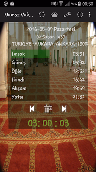 Namaz Vakitleri Screenshot 1 - AppWisp.com Namaz Vakitleri Screenshot 1 - AppWisp.com