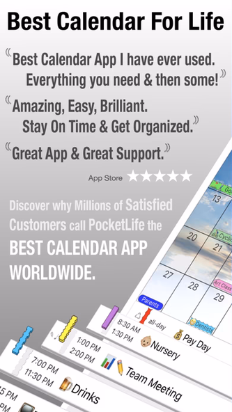 PocketLife Calendar Screenshot 1 - AppWisp.com PocketLife Calendar Screenshot 1 - AppWisp.com