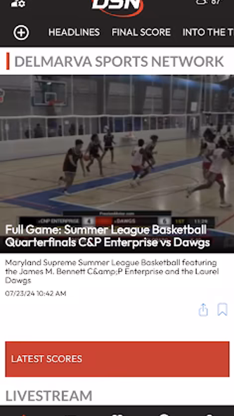 Delmarva Sports Network Screenshot 2 - AppWisp.com Delmarva Sports Network Screenshot 2 - AppWisp.com