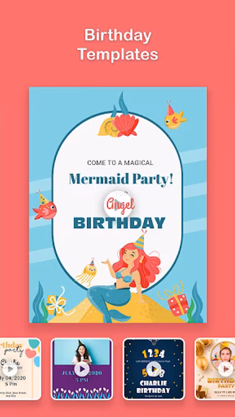 Video Invitation Maker PartyZa Screenshot 4 - AppWisp.com Video Invitation Maker PartyZa Screenshot 4 - AppWisp.com