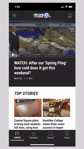 WSYR NewsChannel 9 LocalSYR Screenshot 1 - AppWisp.com WSYR NewsChannel 9 LocalSYR Screenshot 1 - AppWisp.com