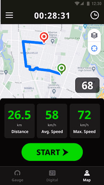GPS Speedometer & Odometer Screenshot 3 - AppWisp.com GPS Speedometer & Odometer Screenshot 3 - AppWisp.com