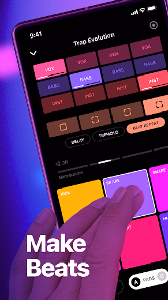Drum Pad FX - Beat Maker & DJ Screenshot 1 - AppWisp.com Drum Pad FX - Beat Maker & DJ Screenshot 1 - AppWisp.com