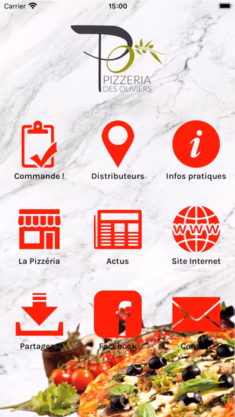 Pizzéria des Oliviers Screenshot 1 - AppWisp.com Pizzéria des Oliviers Screenshot 1 - AppWisp.com