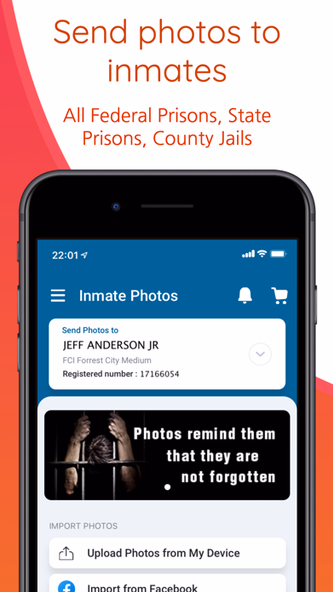 Inmate Photos, send to prison Screenshot 1 - AppWisp.com Inmate Photos, send to prison Screenshot 1 - AppWisp.com