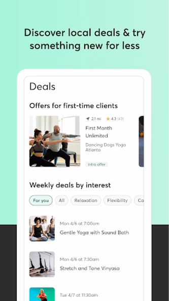 Mindbody: Fitness & Wellness Screenshot 3 - AppWisp.com Mindbody: Fitness & Wellness Screenshot 3 - AppWisp.com