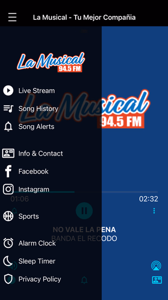 La Musical 94.5 Screenshot 2 - AppWisp.com La Musical 94.5 Screenshot 2 - AppWisp.com