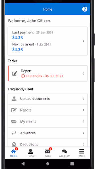 Express Plus Centrelink Screenshot 2 - AppWisp.com Express Plus Centrelink Screenshot 2 - AppWisp.com