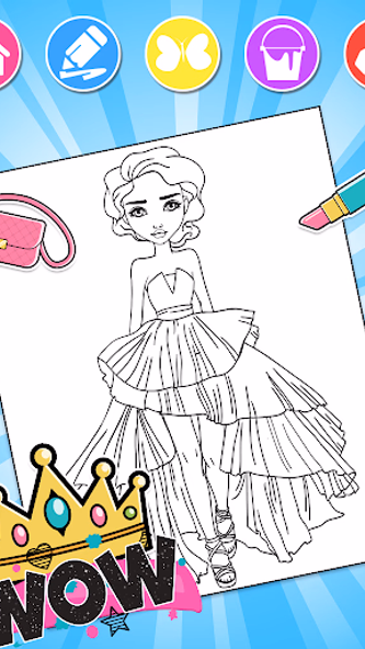 Fashion Coloring Book Screenshot 2 - AppWisp.com Fashion Coloring Book Screenshot 2 - AppWisp.com