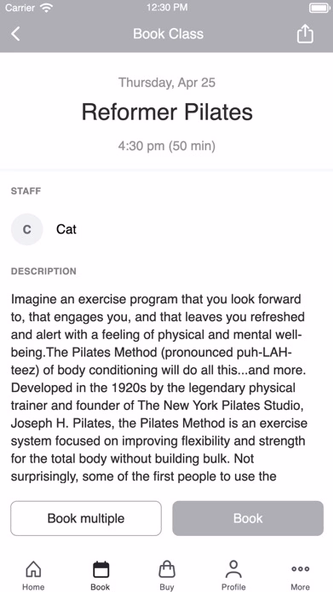 Pilates of Reno Screenshot 3 - AppWisp.com Pilates of Reno Screenshot 3 - AppWisp.com