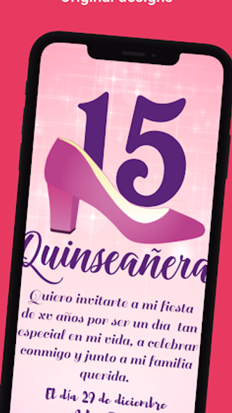 Quinceanera invitation Screenshot 3 - AppWisp.com Quinceanera invitation Screenshot 3 - AppWisp.com